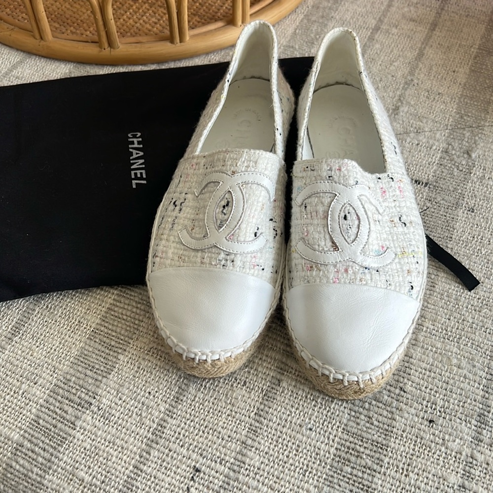 Chanel Tweed Espadrilles